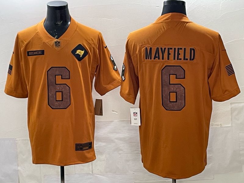 Men 2025 Nike Tampa Bay Buccaneers #6 Mayfield orange Limited NFL Jersey  02->tampa bay buccaneers->NFL Jersey